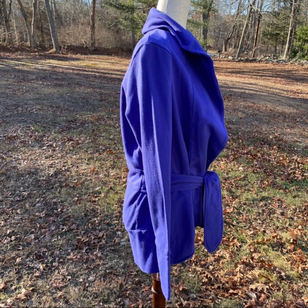 THE NORTH FACE JACKET COAT BLAZER CARDIGAN PURPLE BELT ACTIVE Size M - Picture 7 of 12